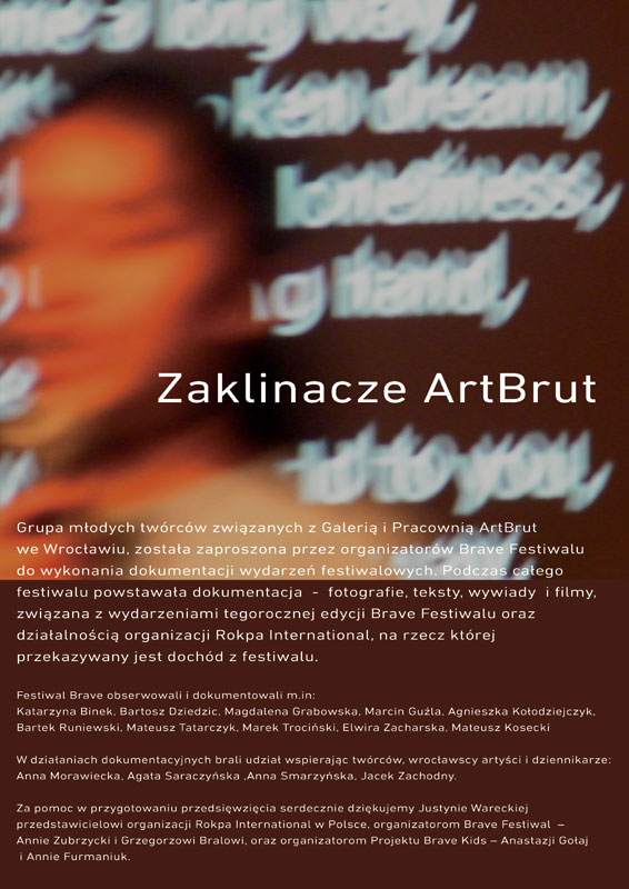 Zaklinacze ArtBrut - plakat