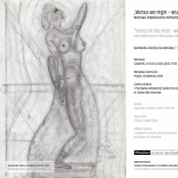 Wenus we mgle – wszyscy jesteśmy nadzy – wystawa indywidualna Aleksandra Kienca – plakat