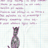rękopis: „Kot jest prywatny…”, E. Zacharska, 2014 