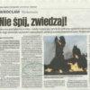 A. Saraczyńska, „Nie śpij, zwiedzaj!”, Gazeta Wyborcza, maj 2014