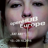 Plakat wystawy EAT ART